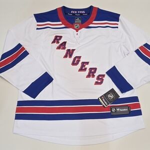 NEW YORK RANGERS|NHL Fanatics Men's White Breakaway Hockey Jersey|Size Medium